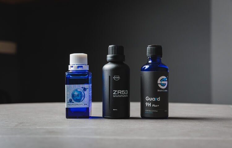 車へのダメージを抑える厳選したコーティング剤