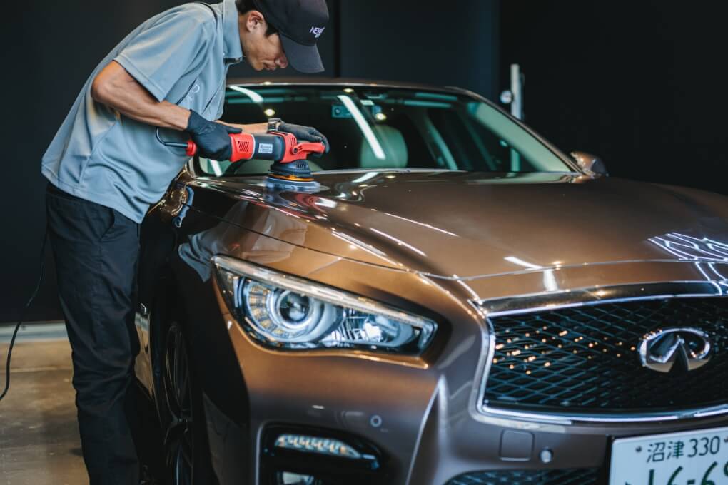 品質を安定させる一室につき一台の施工ブース