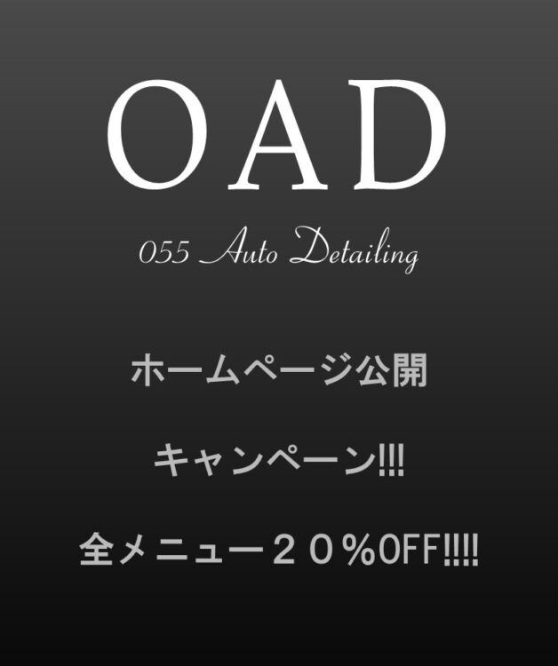 ホームページ公開キャンペーン!!